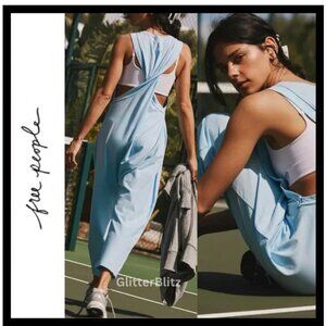 Free People Hot Shot Onesie Twisted in Refresh Blue - Factory Sealed